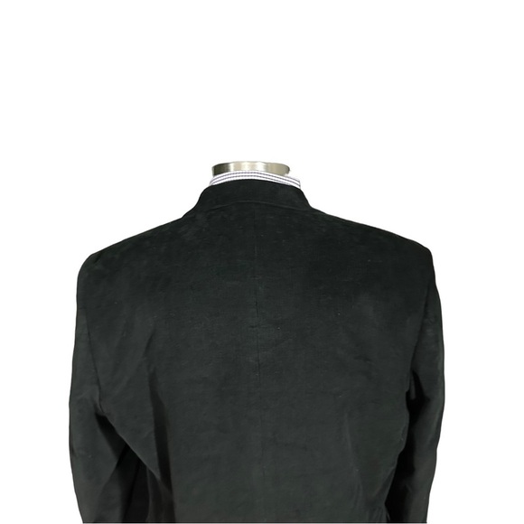 Ralph Lauren Black Corduroy Sport Coat Two Button Jacket Sz 44L 100% Cotton Suit - Picture 6 of 16